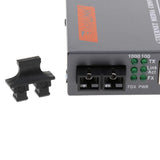 Max External Gigabit Ethernet Media Converter Single Mode Dual Fiber Transceiver