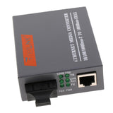 Max External Gigabit Ethernet Media Converter Single Mode Dual Fiber Transceiver