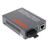 Max External Gigabit Ethernet Media Converter Single Mode Dual Fiber Transceiver