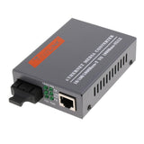 Max External Gigabit Ethernet Media Converter Single Mode Dual Fiber Transceiver