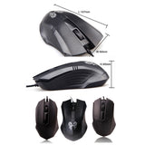 Maxbell MAIKOU 1000dpi USB Wired High Speed Optical Mouse Gaming Mic For Computer