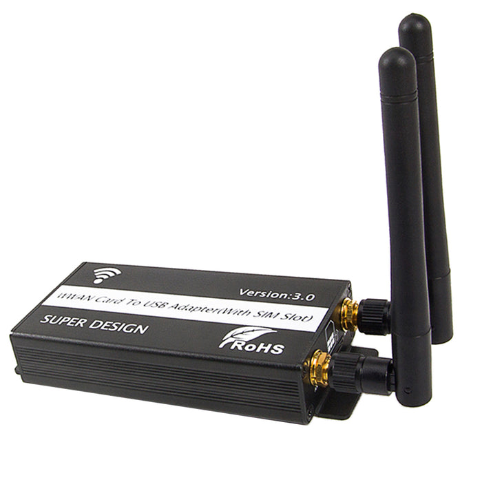 Maxbell Mini PCI-Express to USB Adapter Riser Card With SIM Card Slot for Computer