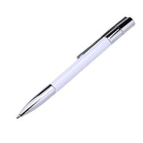Max 2in1 USB 2.0 Flash Drive & Ballpoint Pen U Disk Memory Stick White 8GB