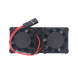 Max DC 5V CPU Motherboard Dual Fan Cooler Fan Heatsink for Raspberry Pi 3B/2B/B+