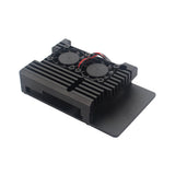 Max Dual Fan Cooler Fan Heatsink with Metal Case for Raspberry Pi 3B+/3B/2B+/2B