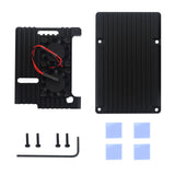 Max Dual Fan Cooler Fan Heatsink with Metal Case for Raspberry Pi 3B+/3B/2B+/2B