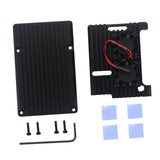 Max Dual Fan Cooler Fan Heatsink with Metal Case for Raspberry Pi 3B+/3B/2B+/2B