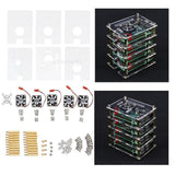 Max 5-Layer Clear Case Enclosure with Cooling Fan for Raspberry Pi