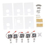 Max 5-Layer Clear Case Enclosure with Cooling Fan for Raspberry Pi