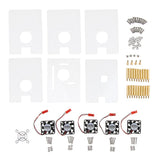Max 5-Layer Clear Case Enclosure with Cooling Fan for Raspberry Pi