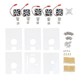 Max 5-Layer Clear Case Enclosure with Cooling Fan for Raspberry Pi