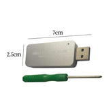 Max USB 3.0 to 2230/2242 NGFF M.2 Key-B SSD External Hard Drive Enclosure Case Silver