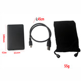 Max USB 2.0 to 1.8" CE/ZIF Hard Drive Disk HDD Aluminum Enclosure External Case