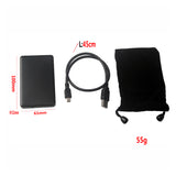 Max USB 2.0 to 1.8" CE/ZIF Hard Drive Disk HDD Aluminum Enclosure External Case