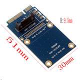 Max mSATA Mini PCI-e SATA SSD Slot to 7 Pin SATA HDD Converter Card Adapter