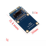 Max mSATA Mini PCI-e SATA SSD Slot to 7 Pin SATA HDD Converter Card Adapter