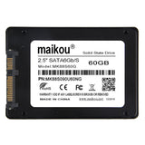 Max Maxb 2.5'' 60G SATA SSD Internal Solid State Drive+9.5mm Optical Bay Caddy Black