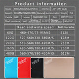 Max Maxb 2.5'' 60G SATA SSD Internal Solid State Drive+9.5mm Optical Bay Caddy Black