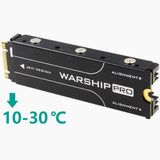 Max Maxb Dustproof SSD Heat Sink with Thermal Pad for M.2 NGFF PCIE NVMe 2280 SSD
