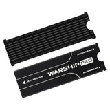 Max Maxb Dustproof SSD Heat Sink with Thermal Pad for M.2 NGFF PCIE NVMe 2280 SSD
