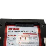 Max Maxb 2.5'' 8.9-9.5mm SATA SSD HDD Hard Disk Caddy Tray Aluminum Optical Drive Bay
