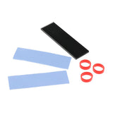 Max Maxb Heat Sink Dissipation Aluminum Cooling Fin for M.2 NGFF NVMe 2280 SSD Black