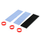 Max Maxb Heat Sink Dissipation Aluminum Cooling Fin for M.2 NGFF NVMe 2280 SSD Black