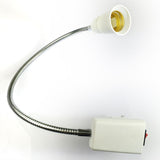 Maxbell E27 LED Bulb Lamp Socket Flexible Adaptor Holder with On/Off Switch 40cm UK Plug