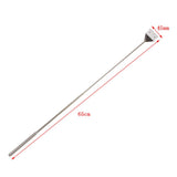 Maxbell 65cm Detachable Stainless Steel Algae Cleaning Tool Scraper Blade Scrubber for Aquarium Planted Tank Glass Cleaning