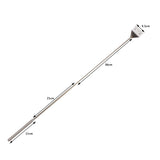 Maxbell 65cm Detachable Stainless Steel Algae Cleaning Tool Scraper Blade Scrubber for Aquarium Planted Tank Glass Cleaning