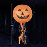 15.75 inches Halloween Pumpkin Paper Lantern Hanging Decor DIY Party Decor