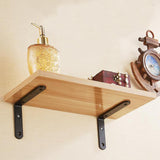 Maxbell  Heavy Duty Shelf Bracket Wall Hanging Shelve L Shaped Supporter 15x20cm