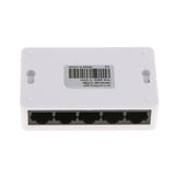 Maxbell 5-Port Fast Ethernet Switch 10/100Mbps LAN Gigabit Internet RJ-45 Switch EU