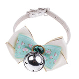 Maxbell Fashion Adjustable Puppy Bow Collar Necktie Bowknot for Pet Dog Cat 6#L