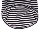 Maxbell Dog Shirts Striped Dog T-Shirt Puppy Clothes Small Medium Large Dogs Blue-S