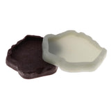 Maxbell Reptile Tortoise Gecko Feeding Bowl Food Water Resin Dish Bowl Brown S