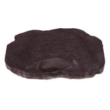 Maxbell Reptile Tortoise Gecko Feeding Bowl Food Water Resin Dish Bowl Brown M
