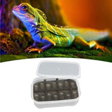 Maxbell 14 Slot Reptile Eggs Incubator Tray Lizard Gecko Snake Bird Egg Hatcher Box Black