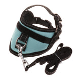 Maxbell Adjustable Harness Walking Lead Leash Chest Strap for Pet Cat #1 Blue