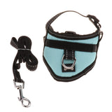 Maxbell Adjustable Harness Walking Lead Leash Chest Strap for Pet Cat #1 Blue