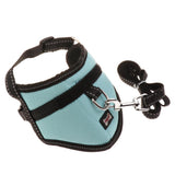 Maxbell Adjustable Harness Walking Lead Leash Chest Strap for Pet Cat #3 Blue