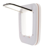 Maxbell ABS Pet Cat Small Dog Puppy Magnetic Lock Flap Door Outdoor Alleyway White