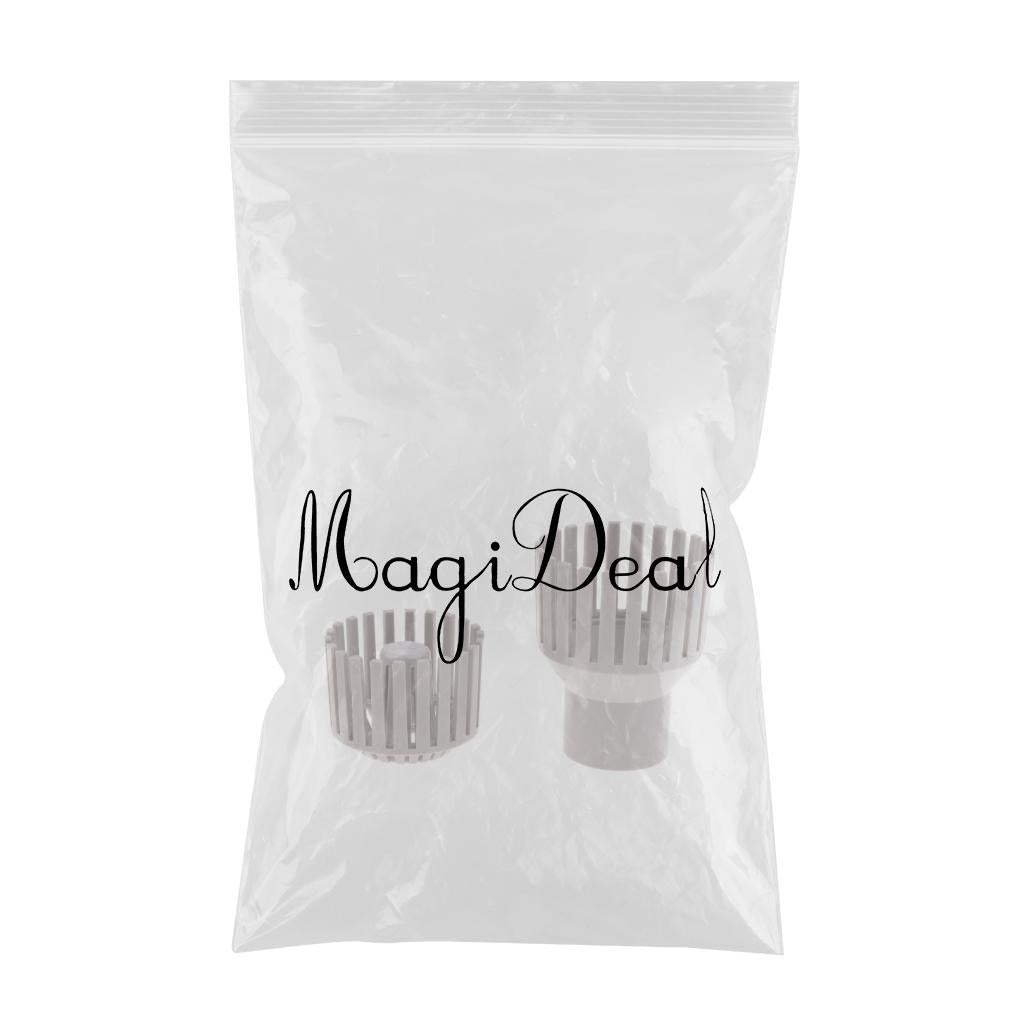 Maxbell Plastic Aquarium Fish Tank Pond Filter Aquarium Drainage Inlet Outlet Filter
