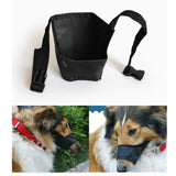 Maxbell 2 pcs Adjustable Pet Dog Anti-biting Muzzle Cover Puppy Muzzle Face Mask S