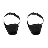 Maxbell 2 pcs Adjustable Pet Dog Anti-biting Muzzle Cover Puppy Muzzle Face Mask S