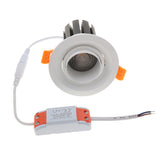 Maxbell Recessed LED Downlight COB Ceiling Spotlight with LED Driver Warm White 7W