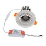 Maxbell Recessed LED Downlight COB Ceiling Spotlight with LED Driver Warm White 7W