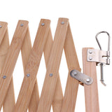Maxbell Indoor Expandable Dog Wooden Safety Gate Expanding Swing Dog Indoor House
