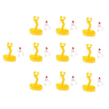 Maxbell 10 Sets Poultry Cup Hanging Water Troughs Coop Chicken Drinking Feeding   2