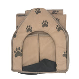 Maxbell Portable Pet Dog Cat Puppy Soft House Bed Cat Footprint House Tent Kennel